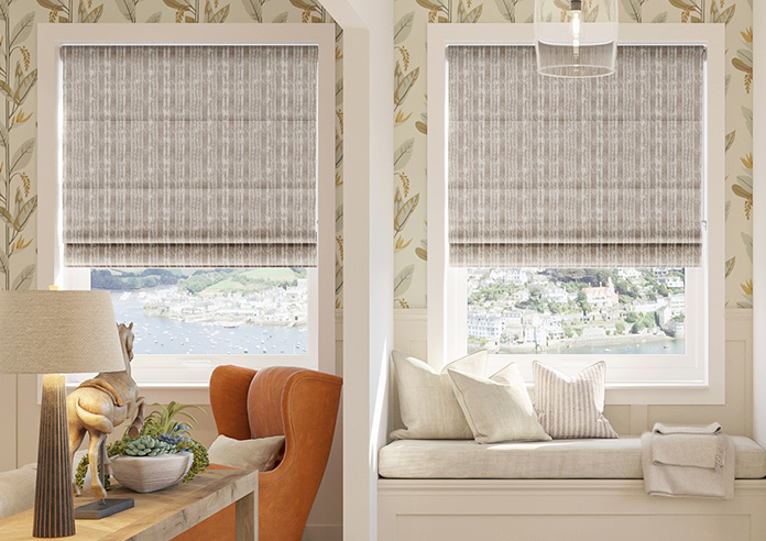 Industria, Vintage - Motorised Roman Blind - Image 3